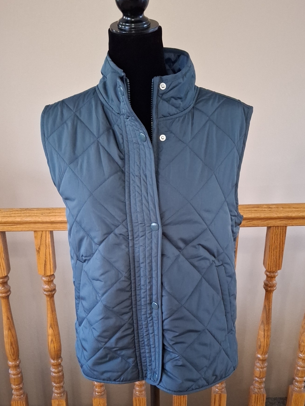 Maurices Teal Quilted Vest